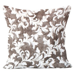 Jess pillow with Ferro Chocolate 45x45cm insert.