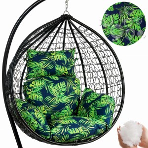 Poduszka PRIMA Kokon 5-częsciowa Monstera Granat