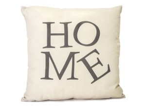 Poszewka HOME bawełna 40x40 cm tło Beż