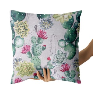Poszewka Jess Kaktusy Eden Zielony 40x40