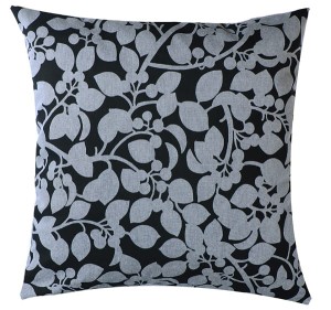 Poszewka Folium Kwiaty 45x45 Szary