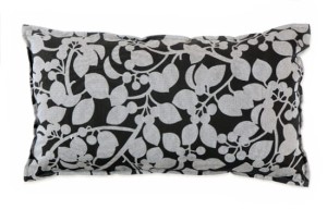 Poszewka Folium Kwiaty 30x50 Szary