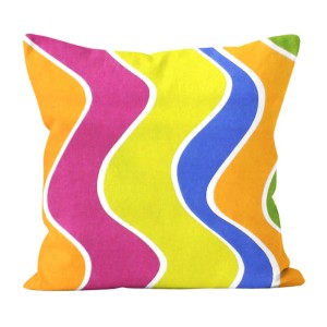 Poszewka dekoracyjna Fala Multicolor 40x40 cm