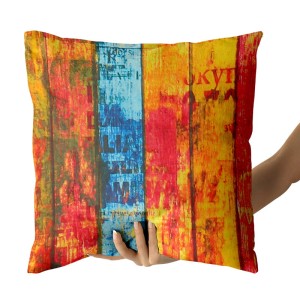 Poszewka dekoracyjna Deski 45x45 cm