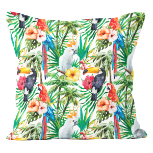 Poszewka JESS Exotic Premium 43x43cm Papugi