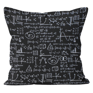 Poszewka dekoracyjna Wzory Mat. Czarne 45x45