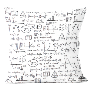 Poszewka dekoracyjna Wzory Mat. Białe 40x40