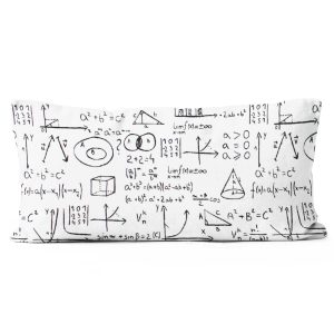 Poszewka dekoracyjna Wzory Mat. Białe 30x50