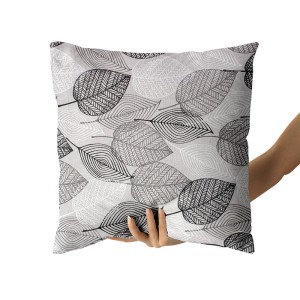 Poszewka JESS Liście Brokat 45x45