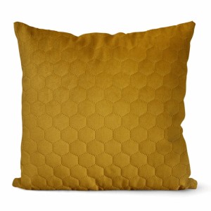 Poszewka Pikowana VELVET SONIC 45x45 cm TOPAZ