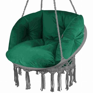 Poduszka Luna #3 4-częsciowa VELVET Zielony