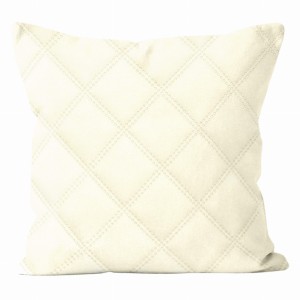 Poszewka VELVET SONIC DIAMOND ECRU 43x43 cm