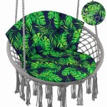 Poduszka LUNA BIZU 60x100 cm Monstera Granat