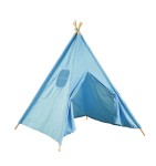 Namiot domek TEEPEE tipi 120x120x160 cm Niebieski