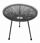 Stolik ogrodowy PATIO TABLE ACAPULCO Grafitowy
