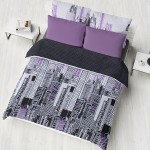 Double -sided bedspread City Life 200x220 cm New York