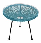 Stolik ogrodowy PATIO TABLE ACAPULCO Turkus
