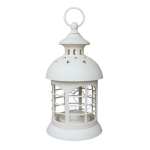 Lampion Led Cozzy 12x12x23,5 cm Biały