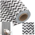 Brilliant premium fabric zigzag 280 black silver