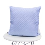 Poszewka pikowana Laurine 45x45 Niebieski