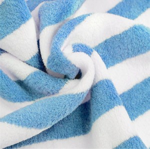 Ręcznik PURE STRIPES pasy 35x75 cm Niebieski