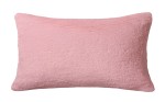 Eco fur pillowcase Rabbit fur 30x50 cm #3 pink