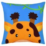 Poszewka Safari VELVET 40x40 żyrafa