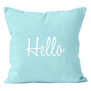 Poszewka Jess Hello Niebieski 401 40x40cm