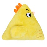 Poduszka Kształt Kura chicken 38cm Żółty/Pomarańcz