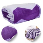 Koc Ziggy mikrofibra zyg zak 200x220 cm Fiolet