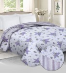 Narzuta dwustronna LAVENDER GARDEN 200x220 lawenda