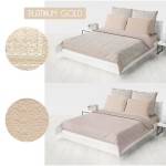 Narzuta dwustronna Platinum 220x240 Beż Beige