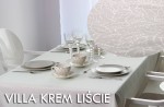 Obrus - Villa 85x85 - Liść - Krem