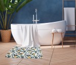 Dywanik Foam EXOTIC NATURE 45x70 abstract Zielony