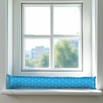 WAŁEK DO DRZWI CUBES&CO 15X85 CM NIEBIESKI