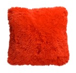 Poszewka Futrzak 1 strona 40x40 cm Pomarańcz