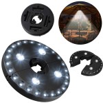 Lampa oświetlenie parasola ogrodowego PATIO LED