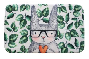 Dywanik FOAM Bunny&Me 50x80 cm ZIELONE LIŚCIE