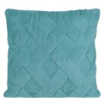 Poszewka ALISA Eco Futro 40x40 cm Niebieski turkus