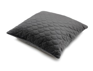 Poszewka pikowana ELITE VELVET 45x45 cm Grafit