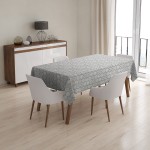 Obrus dekoracyjny Białe bombki 135x200 cm