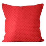 Poszewka pikowana Laurine 45x45 Czerwony / Red