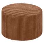PUF CHILL SPOT velvet Stripes Fi 45 cm Miedziany