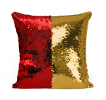 Poszewka Flippy Cekiny Czerwony / Złoty 40x40 cm