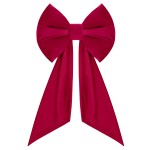 Kokarda Deco Velvet Glam Bow 50x40+50 cm Bordo