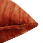 Poszewka VELVET STYLE kreszowany 45x45 cm Coral