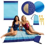 Mata plażowa wodoodporna BREEZE 150x200cm 4 kotwy