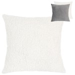 Poszewka MARLBOROUGH Sherpa Velvet 40x40 cm Szary