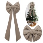 Kokarda Deco Velvet Glam Bow XXL 48x45x150 Beż