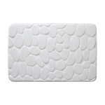 Rug Foam des Pierres stones 45x70 cream